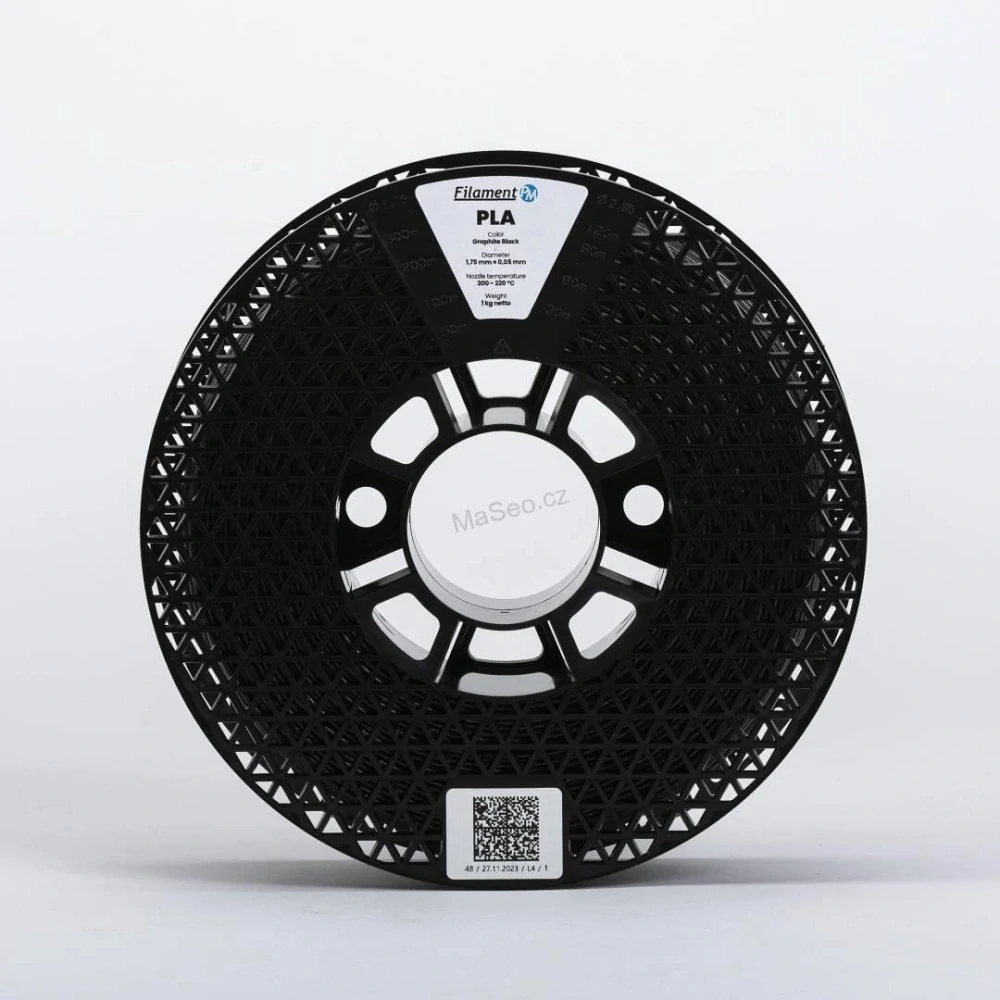 PLA - Graphite black 1.75mm, 1kg