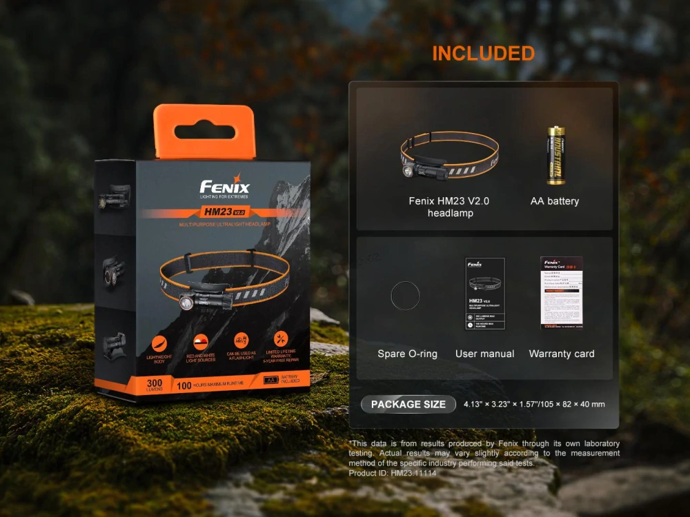 Čelovka Fenix HM23 V2.0