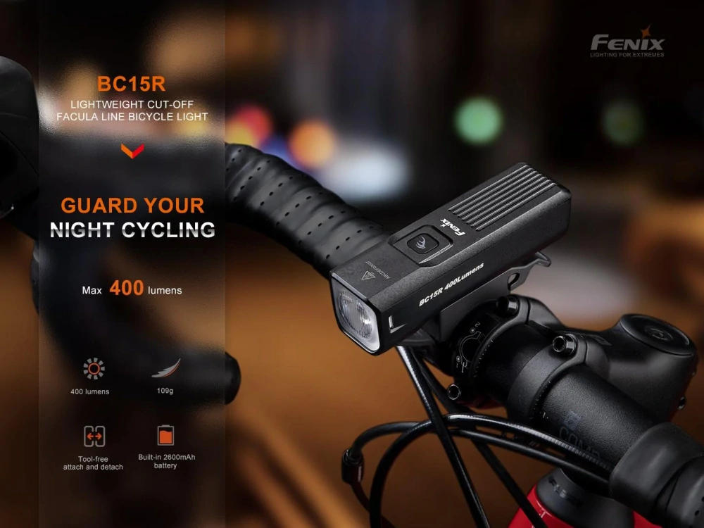 Nabíjecí cyklosvítilna Fenix BC15R