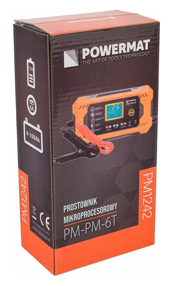 Nabíječka baterií s mikroprocesorem 12V PM-PM-6T