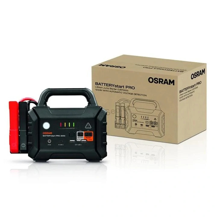 OSRAM Startovací zdroj (JumpStarter) 36400mAh / 134 Wh / 500A / 2500A, 12 / 24V