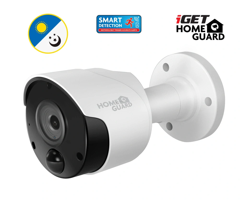iGET HOMEGUARD HGNVK85304 - systém s PoE napájením, 8-kanálové NVR + 4x HGNVK930CAM FullHD kamera