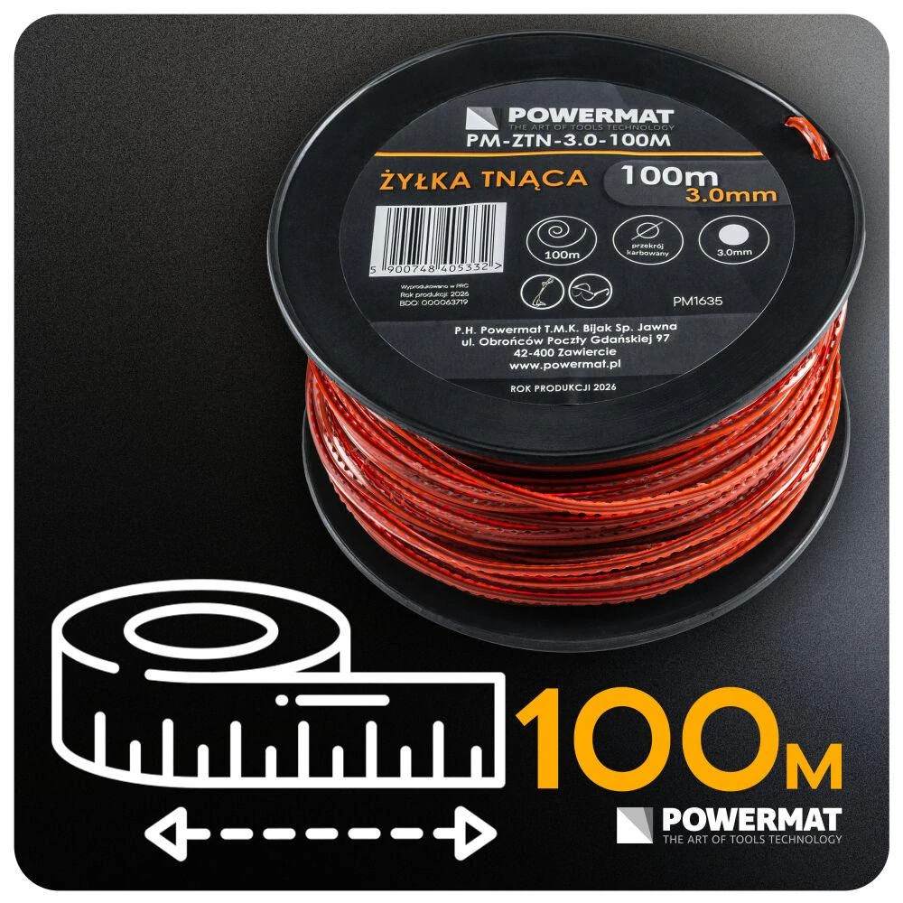 ŘEZACÍ STRUNA PM-ZTN-3.0-100M