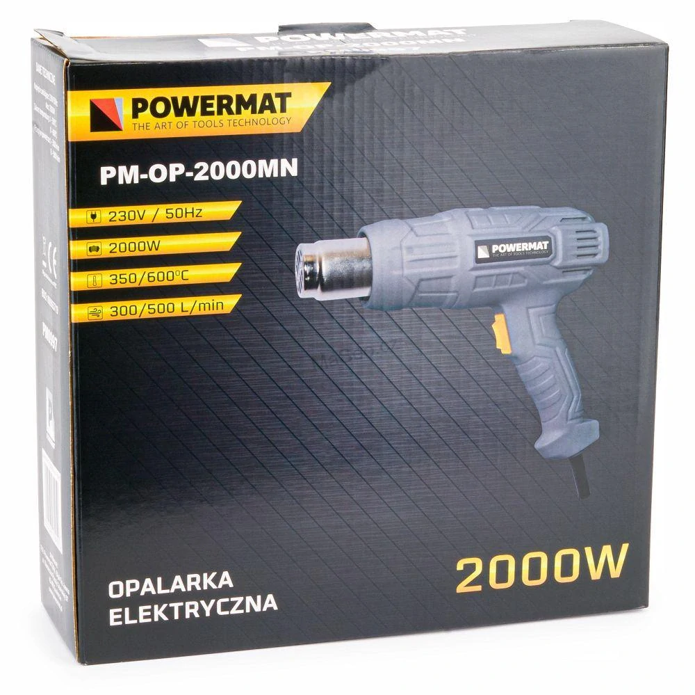 ELEKTRICKÁ HORKOVZDUŠNÁ PISTOLE PM-OP-2000MN