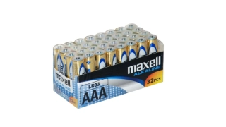 AAA alkalická baterie Maxell 32ks