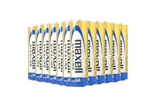 Tužková AA alkalická baterie Maxell 12ks