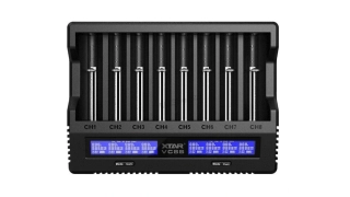 Osmikanálová USB nabíječka VC8S (Li-ion, NiMH)