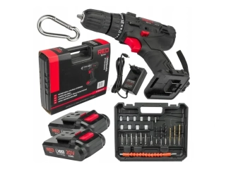 Aku šroubovák, vrtačka, LCD, 2 baterie LI-ION 20V, kufřík + příslušenství RTWA0033 POWERMAT